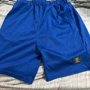 SHEIN Vibrant Blue Athletic Men's Shorts